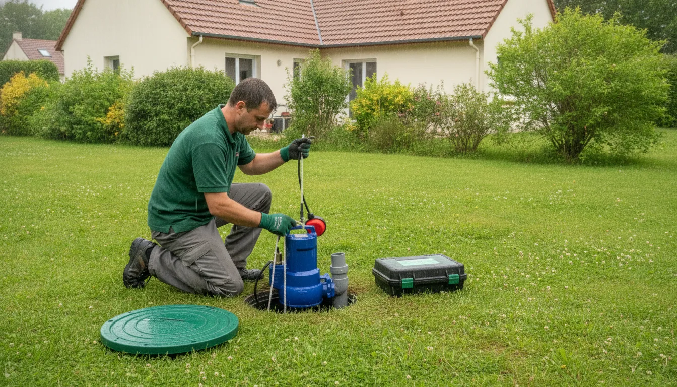 Dépannage pompe de relevage Plobannalec-Lesconil – méthode / geste technique